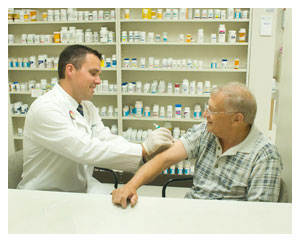 Brent Ronan Thompson Pharmacy Flu Shot